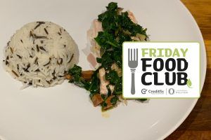 Friday Food Club: Salmon with spinach sauce article