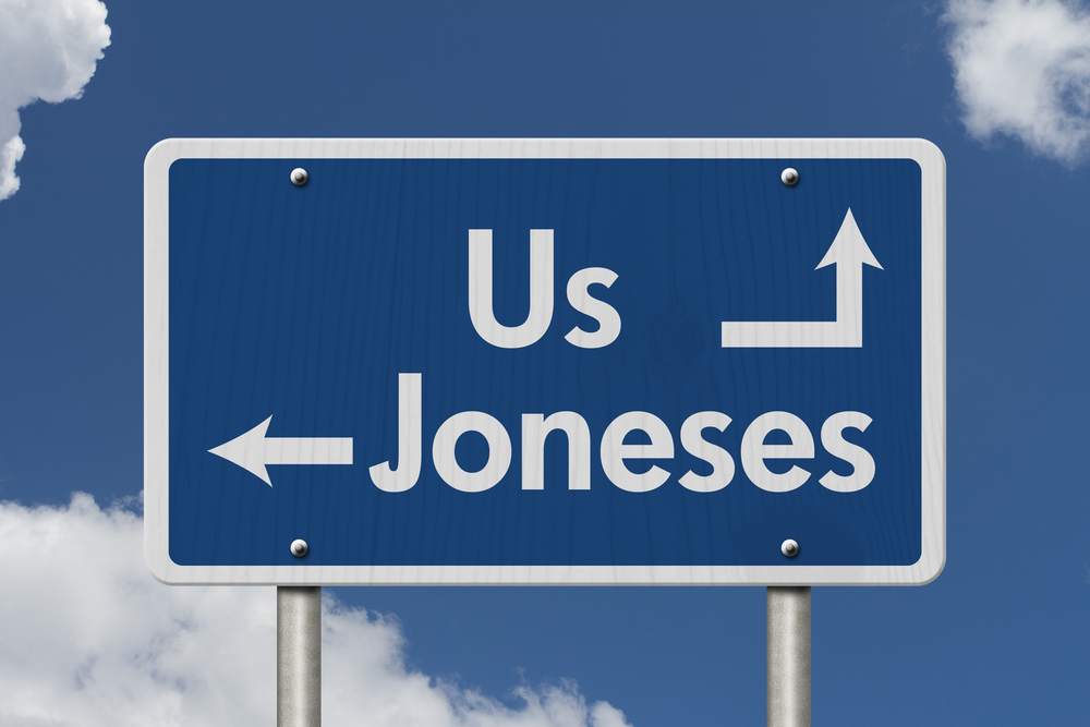 The mental struggle of trying to keep up with the Joneses article